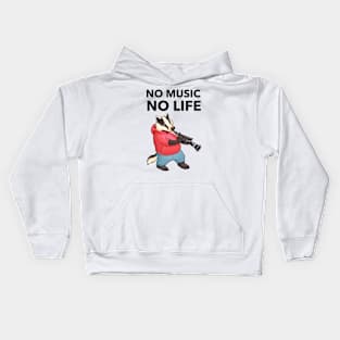 No Music No Life Kids Hoodie